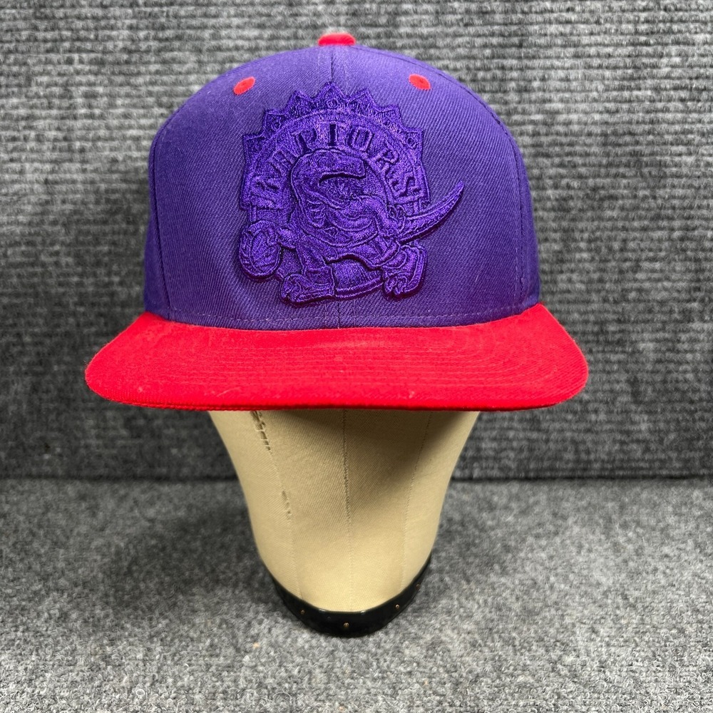 Toronto Raptors Hat‎ Cap Mitchell & Ness Snap Back Purple NBA Basketball OSFM